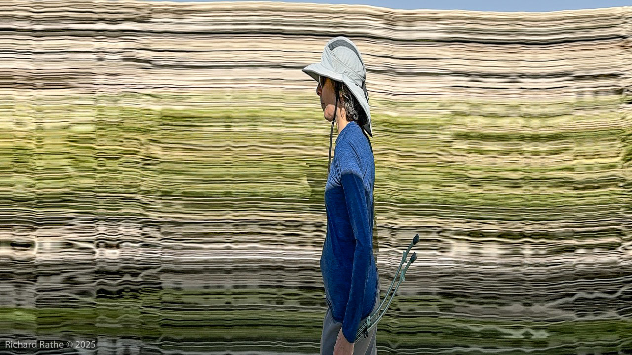 Photo by Richard Rathe Slitscan, Mono_Lake