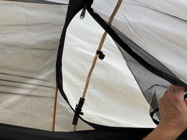 Fly Access from within the Hammock Fly Access from within the Hammock