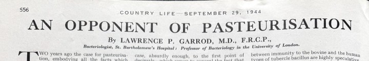 Anti-Pasteurisation Take Down (1944)