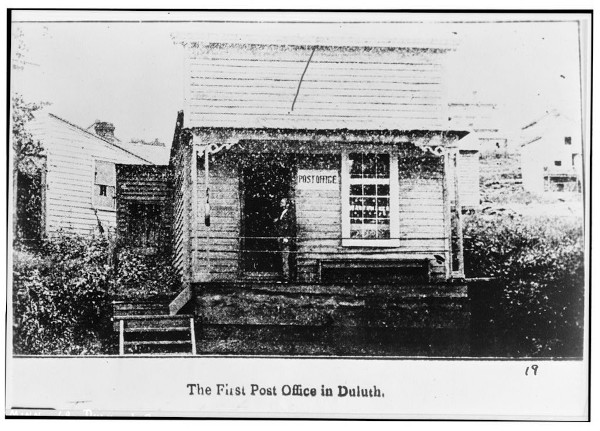 First Post Office in Duluth (1890s) First Post Office in Duluth (1890s)