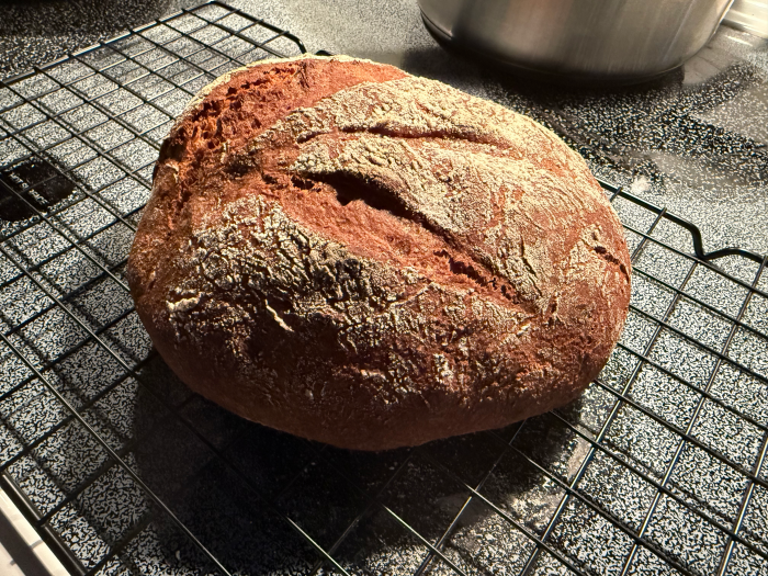 A Classic Round Loaf or Boule