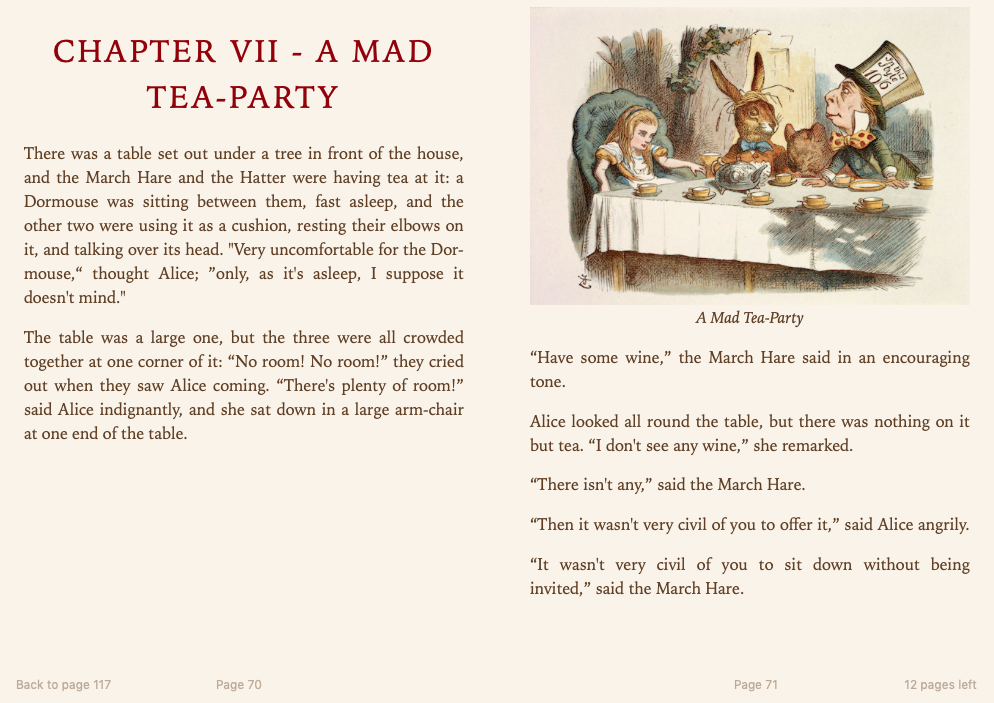 Alice in Wonderland Chapter 7 Alice in Wonderland Chapter 7