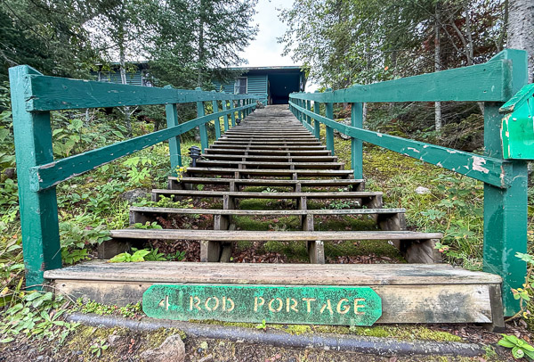 Four Rod Portage to the Bunkhouse Four Rod Portage to the Bunkhouse