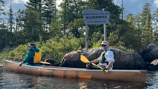 BWCA Boundary on Seagull Lake BWCA Boundary on Seagull Lake