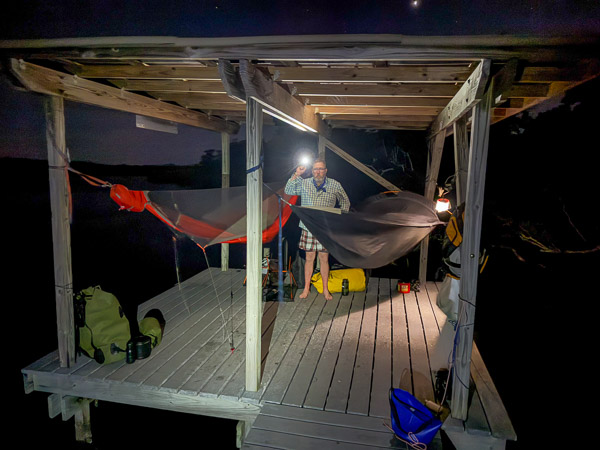 Hammock Camping on Lane Bay Chickee Hammock Camping on Lane Bay Chickee