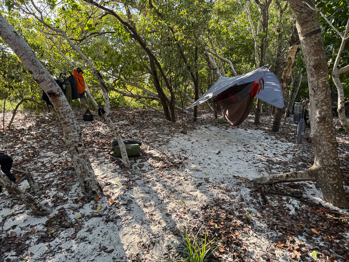 Second Campsite Back in the Woods