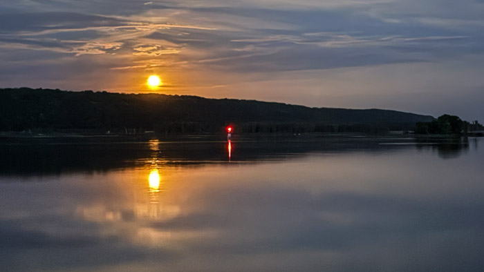 First Night Moonrise