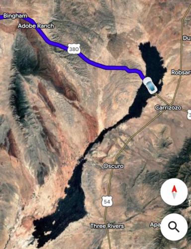 Crossing the Malpaís