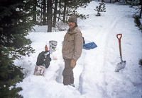 Yellowstone006 Yellowstone Winter Camping 1986 