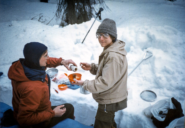 Dinner in the Snow Dinner in the Snow